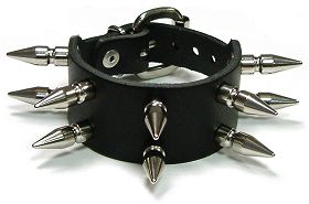 Halsband + 3 Armbänder Killenieten 25mm / Gothic Punk