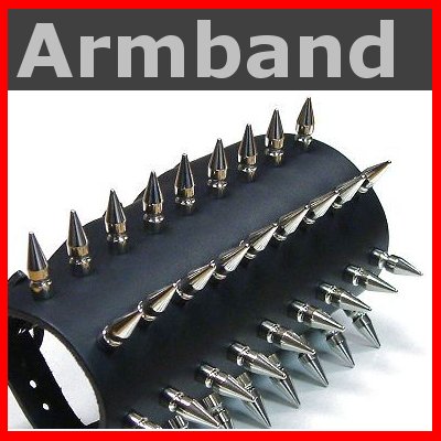 Armstulpe NIETEN Armschiene ARMBAND Killernieten 25mm